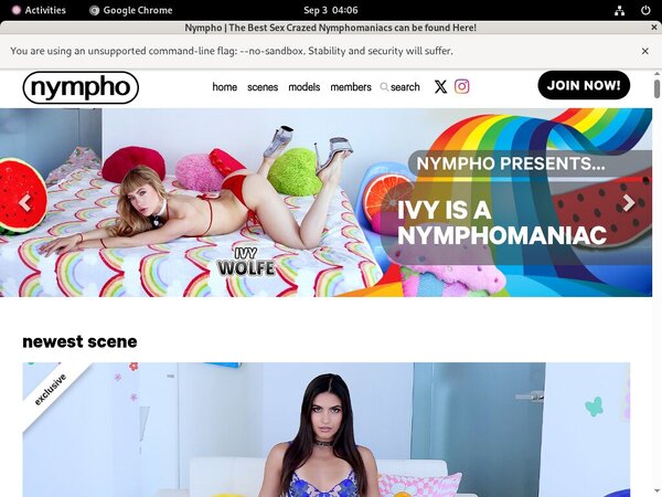 New Nympho Promo Code