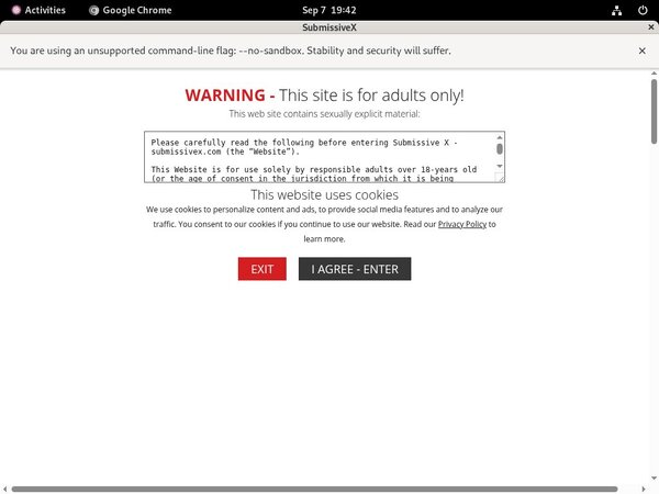 Premium Submissivex.com Passwords