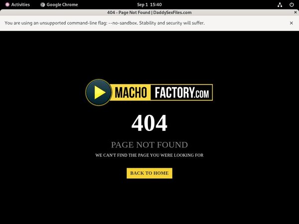 Free Macho Factory Hacked Login